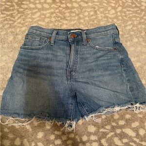 Madewell Denium High Rise Shorts
